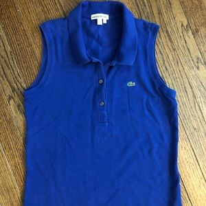 Women’s Lacoste Sleeveless polo
